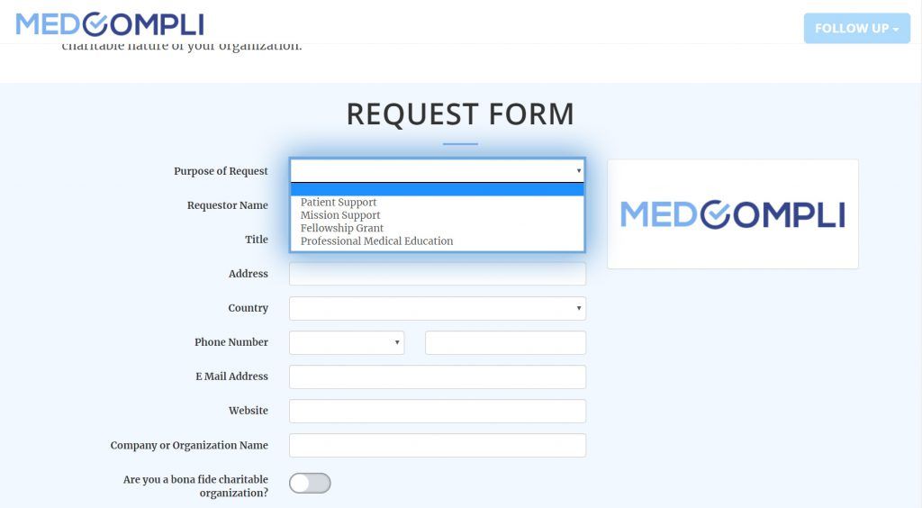 Request Form